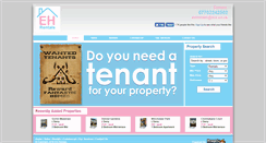 Desktop Screenshot of ehrentals.com